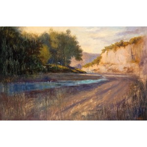 Tahir Bilal Ummi, 40 x 60 Inch, Oil on Canvas, Landscape Painting, AC-TBL-137